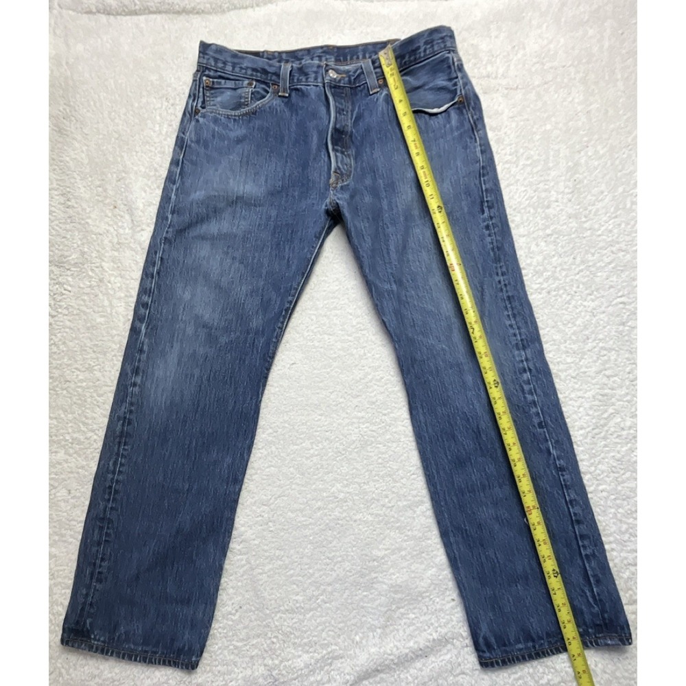 Levi's 501 Men's Jeans 38x32 BlueDenimStraightLeg Classic Original Fit100%Cotton